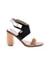 Via Spiga Black White Sandals Size 7 1/2 - photo 1