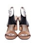 Via Spiga Black White Sandals Size 7 1/2 - photo 2