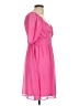 Jessica Simpson 100% Polyester Solid Pink Casual Dress Size L - photo 4