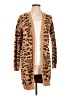 Splendid Animal Print Tan Cardigan Size M - photo 1