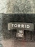 Torrid Solid Black Denim Skirt Size 10 - photo 3