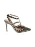 Valentino Garavani 100% Leather Gray Leather Rockstud Heels Size EU 37 - photo 1
