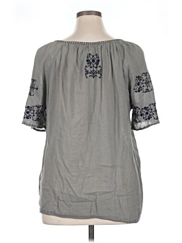 Indigo Thread Co. Short Sleeve Blouse (view 2)