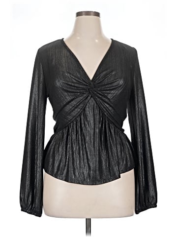 Bold Elements Long Sleeve Blouse (view 1)