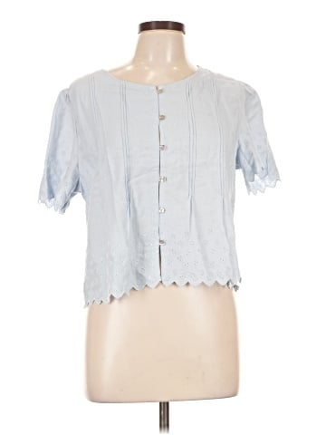 Cynthia Rowley Short Sleeve Blouse (view 1)