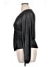 Bold Elements Metallic Black Long Sleeve Blouse Size XL - photo 5