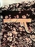 Floreat 100% Rayon Floral Black Long Sleeve Blouse Size 14 - photo 7