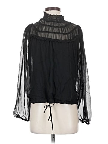 Lola & Sophie 3/4 Sleeve Silk Top (view 1)