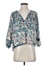Maeve Teal 3/4 Sleeve Blouse Size XS - photo 1
