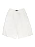 Ann Taylor 100% Rayon Solid White Athletic Shorts Size 2 Petite - photo 1