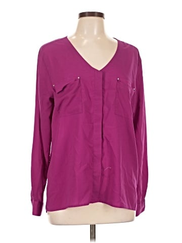 Anne Klein Long Sleeve Blouse (view 1)