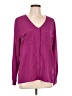 Anne Klein 100% Polyester Purple Long Sleeve Blouse Size L - photo 1