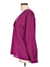 Anne Klein 100% Polyester Purple Long Sleeve Blouse Size L - photo 5