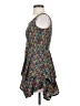 Xhilaration 100% Polyester Print Green Cocktail Dress Size XS - photo 5