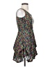 Xhilaration 100% Polyester Print Green Cocktail Dress Size XS - photo 4