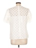 Akris Punto Ivory Short Sleeve Blouse Size 12 - photo 2
