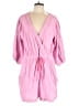 By Anthropologie 100% Cotton Pink Romper Size L - photo 1