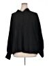 Express 100% Recycled Polyester Black Long Sleeve Blouse Size XL - photo 1