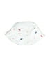 Baby Essentials White Blue Bucket Hat Size 0-12 mo - photo 1