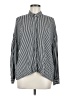 Pull&Bear Stripes Black Long Sleeve Blouse Size M - photo 1