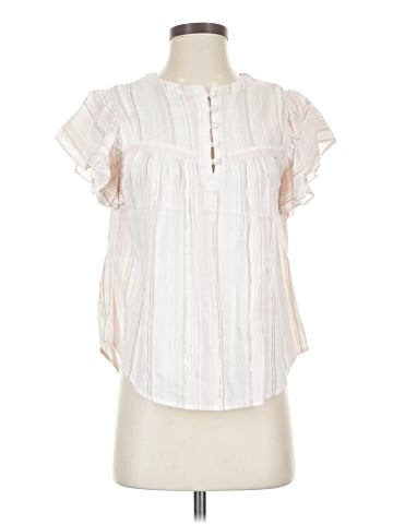 La Vie Rebecca Taylor Short Sleeve Blouse (view 1)