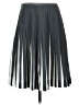 J.Crew 100% Polyester Stripes Gray Casual Skirt Size 4 - photo 1