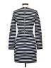MICHAEL Michael Kors Stripes Blue Casual Dress Size S - photo 2