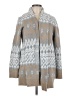 Style&Co Aztec Or Tribal Print Gray Cardigan Size M - photo 1