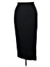 Classiques 100% Acetate Solid Black Formal Skirt Size 14 - photo 1