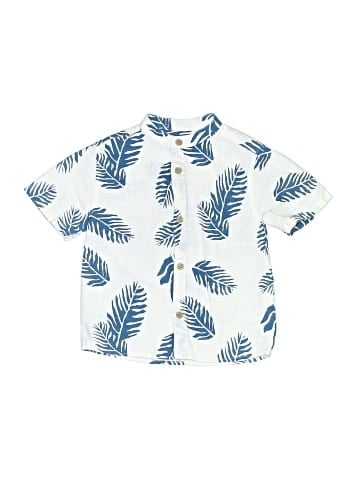 Zara Baby Short Sleeve Button-Down Shirt (view 1)