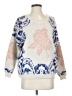 La Fee Verte Paisley White Pullover Sweater Size S - photo 1