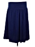 Simlu Solid Blue Casual Skirt Size M - photo 1