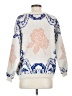 La Fee Verte Paisley White Pullover Sweater Size S - photo 2