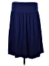 Simlu Solid Blue Casual Skirt Size M - photo 2