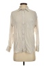 Everlane Metallic Ivory Long Sleeve Button-Down Shirt Size 2 - photo 1