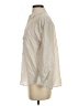 Everlane Metallic Ivory Long Sleeve Button-Down Shirt Size 2 - photo 5