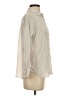 Everlane Metallic Ivory Long Sleeve Button-Down Shirt Size 2 - photo 4