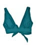 Hoaka Solid Teal Swimsuit Top Size S - photo 1