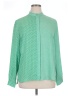 Anne Klein 100% Polyester Green Long Sleeve Blouse Size XL - photo 1