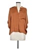 Industry 100% Polyester Brown 3/4 Sleeve Blouse Size M - photo 1