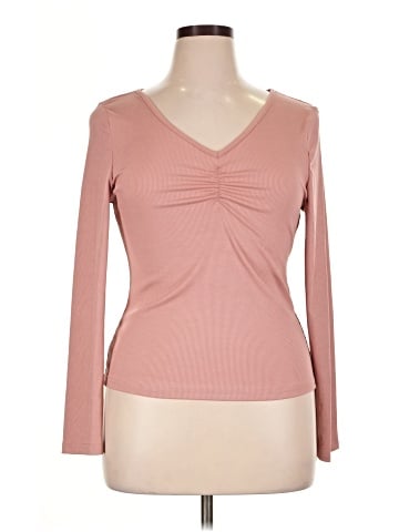 Shein Curve Long Sleeve T-Shirt (view 1)