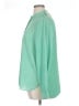 Anne Klein 100% Polyester Green Long Sleeve Blouse Size XL - photo 5