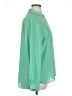 Anne Klein 100% Polyester Green Long Sleeve Blouse Size XL - photo 4