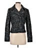Ann Taylor Tweed Blue Black Jacket Size 4 - photo 1