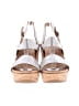 Kork-Ease 100% Leather Silver Wedges Size 7 - photo 2