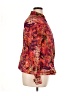 Coldwater Creek 100% Cotton Print Red Jacket Size XL - photo 4