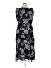 Studio 1 100% Polyester Paisley Black Casual Dress Size 16 Petite - photo 2