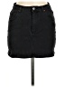 Glassons Solid Black Denim Skirt Size 8 - photo 1