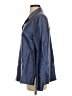 August Max Woman Blue Long Sleeve Blouse Size 2 - photo 5