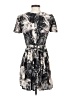 Zara Basic Print Gray Casual Dress Size S (estimated) - photo 2